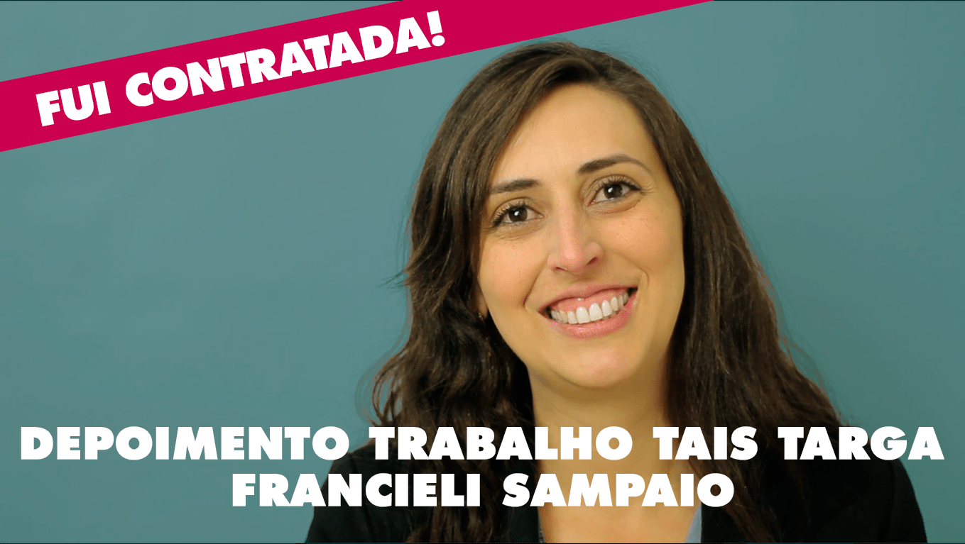 Depoimento sobre o trabalho de Tais Targa - Francieli Sampaio - Ttarga